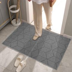 GRANNY SAYS Indoor Outdoor Doormat 32x48 Grey front view