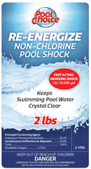 Granular form of SpaChoice Pool Shock in a bowl for application