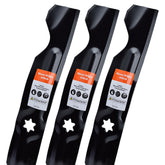 Grasscool 50-inch mower blade front view with 6-point star hole