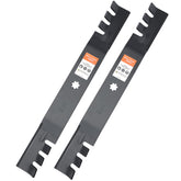 Grasscool GY20850 mulching blade front view, 21-3/8 inch length