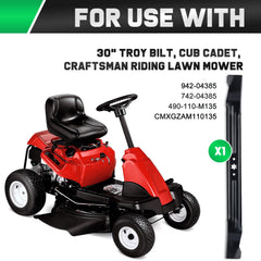 Grasscool TB30 Mower Blade installed on mower
