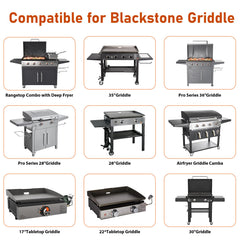 Grease Cup Liner in use on a Blackstone griddle