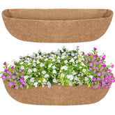 GreatBuddy 36 Inch Coco Liners front view with natural coconut fiber texture