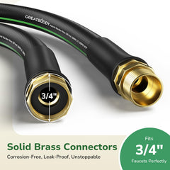 GreatBuddy Garden Hose 10ft in use watering plants