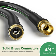 GreatBuddy Garden Hose 5ft shown in use watering garden