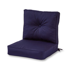 Greendale Home Fashions Outdoor 2-Piece Cushion Set in Canvas Navy