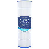 Grefilt C1750 Pool Filter Cartridge front view