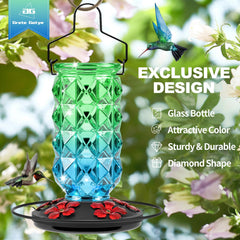 Grete Gotye hummingbird feeder with five flower feeding ports