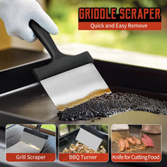 Griddle cleaning stone with handle from HOBITSTARX