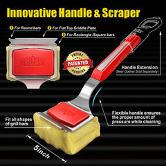 GRILLART SteamWizards Grill Brush packaging