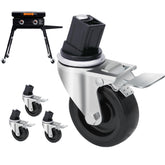 GRILLHOME 22-inch griddle stand wheels front view