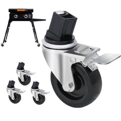 GRILLHOME 22-inch griddle stand wheels front view