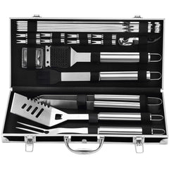 Grilljoy 22PCS BBQ Accessories Set in black aluminum case