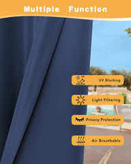 Grommet design of HolidayIdeas outdoor curtains