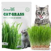 Groundio 8oz Cat Grass Seeds front packaging view