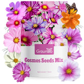 Groundio Cosmos Seeds 7 Varieties Mix front view packaging