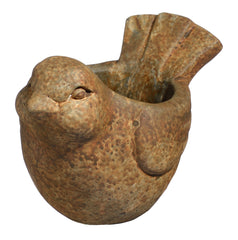 GROWSCAPE Cement Buddies Animal Planter in rust colour side view
