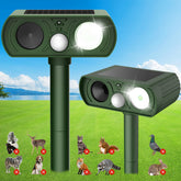 Grrwz Solar Ultrasonic Animal Repellent Green front view