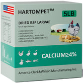 GRUBSFARM HARTOMPET 5 lbs Black Soldier Fly Larvae front view