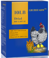 GRUBSFARM Premium Chicken Snacks 10LB front view with packaging