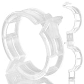 GSINODRS 200Pcs Garden Clips front view, white plastic design