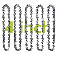 GSSHBR 4 Inch Mini Chainsaw Chain 5 Pack front view