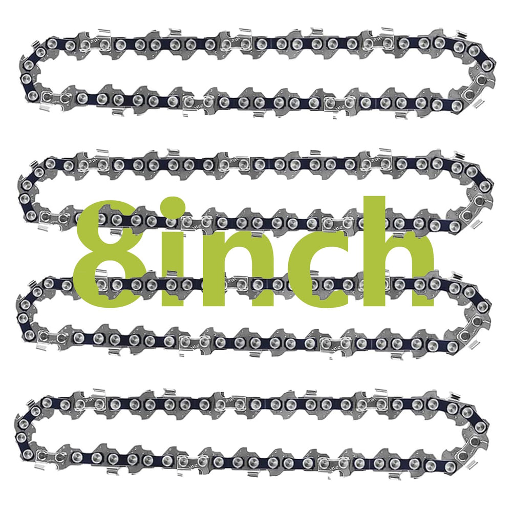 GSSHBR 4 Pack 8 Inch Chainsaw Chain with 33 drive links