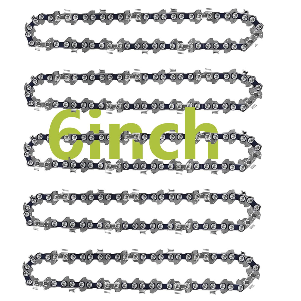 GSSHBR 5 Pack 6-Inch Chainsaw Chain front view