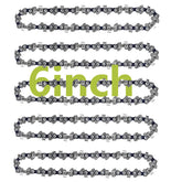 GSSHBR 5 Pack 6-Inch Chainsaw Chain front view