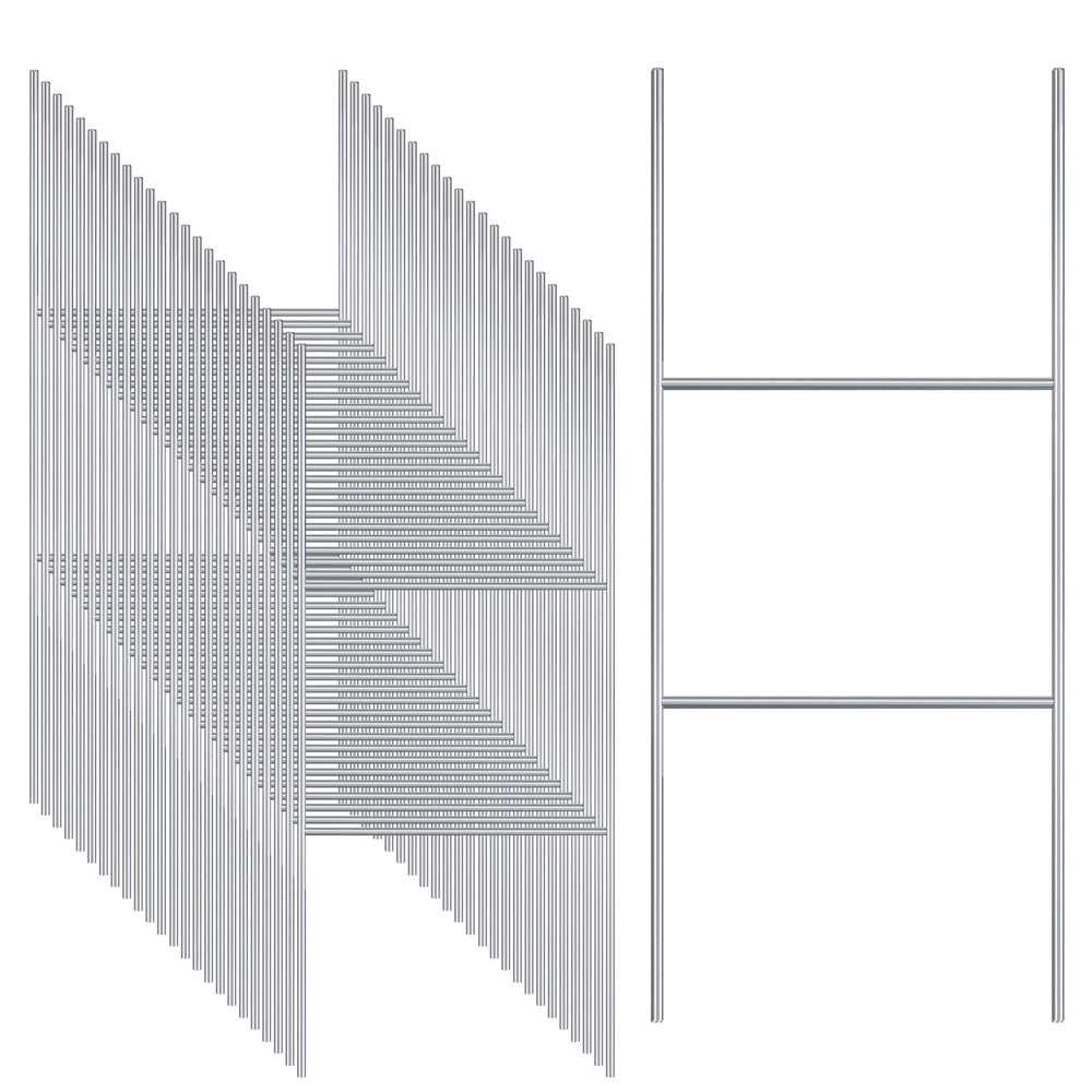 Gtongoko 25 Pack H Frame Yard Sign Stakes front view