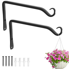 Gtongoko 8 Inch Heavy Duty Plant Hanger side view with mounting plate