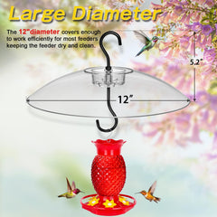 Gtongoko Bird Feeder Cover Dome with integrated ant moat