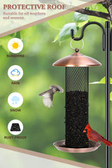 Gtongoko Bird Feeder side view displaying hanging ring