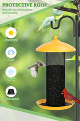 Gtongoko Finch Feeder displaying weather-resistant lid