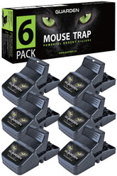Guarden Mouse Traps indoor small size, black, front view