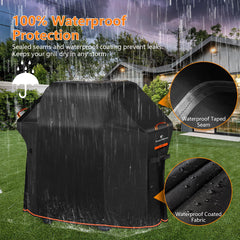 GuardKove grill cover showcasing waterproof features