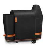 GuardKove Heavy Duty Grill Cover front view, black