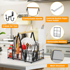 GUIBUKEYAN Grill Caddy in outdoor setting