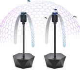 GUIDOT Fly Fan front view, black, table top use