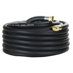 Guitrees 50FT Heavy Duty Rubber Garden Hose front view