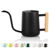 GUKJOB 35oz stainless steel watering can black front view