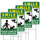 GXGGUS Clean Up After Your Dog Sign front view