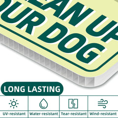 GXGGUS dog sign in a front yard setting