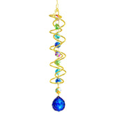 H&D HYALINE & DORA Crystal Gazing Ball Wind Spinner Suncatcher front view