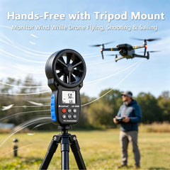 H HOLDPEAK 866B showing wind speed measurement features
