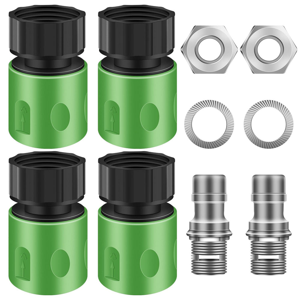 Haiouus Lawn Mower Deck Wash Kit components including nozzles and connectors