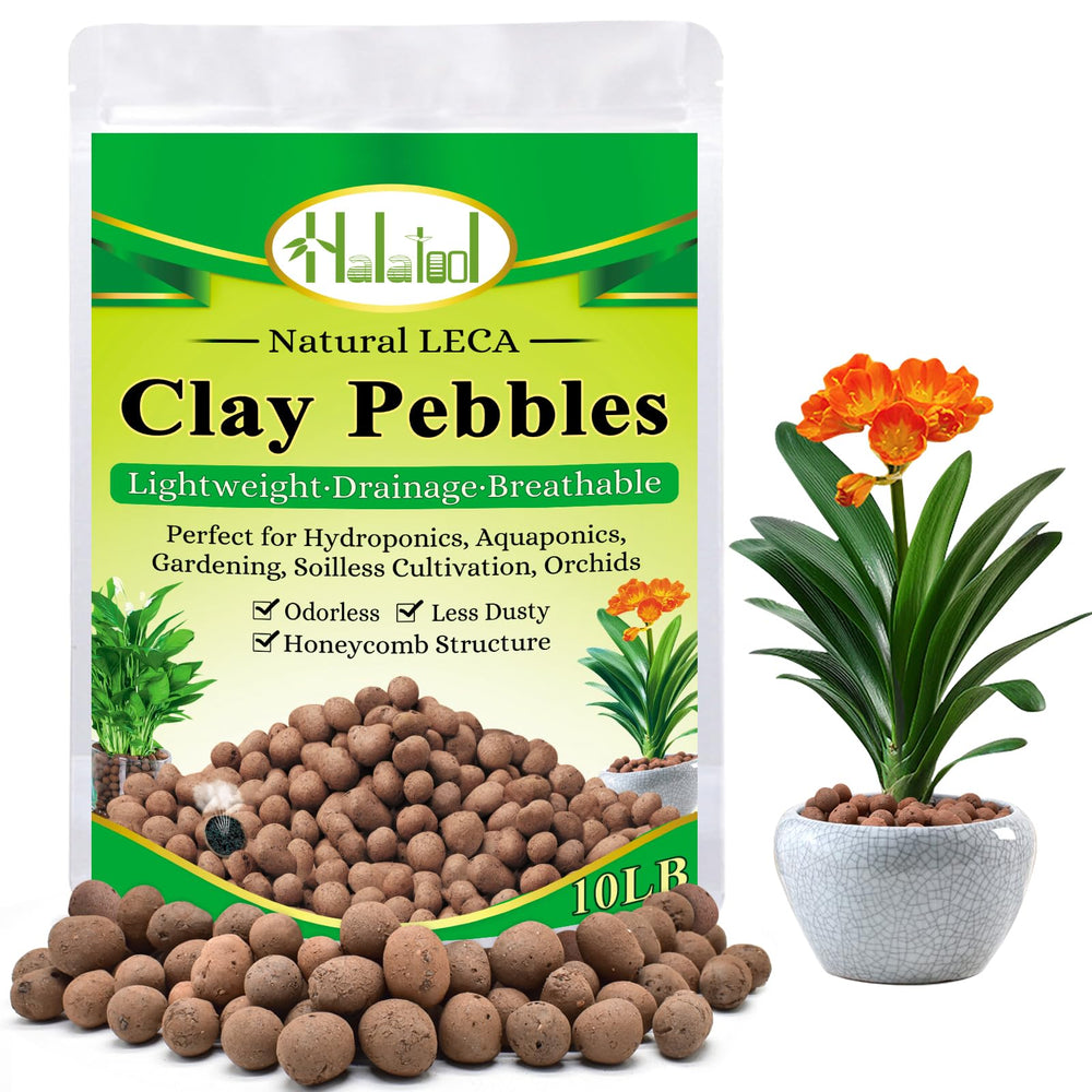 Halatool 10LB LECA clay pebbles in brown colour