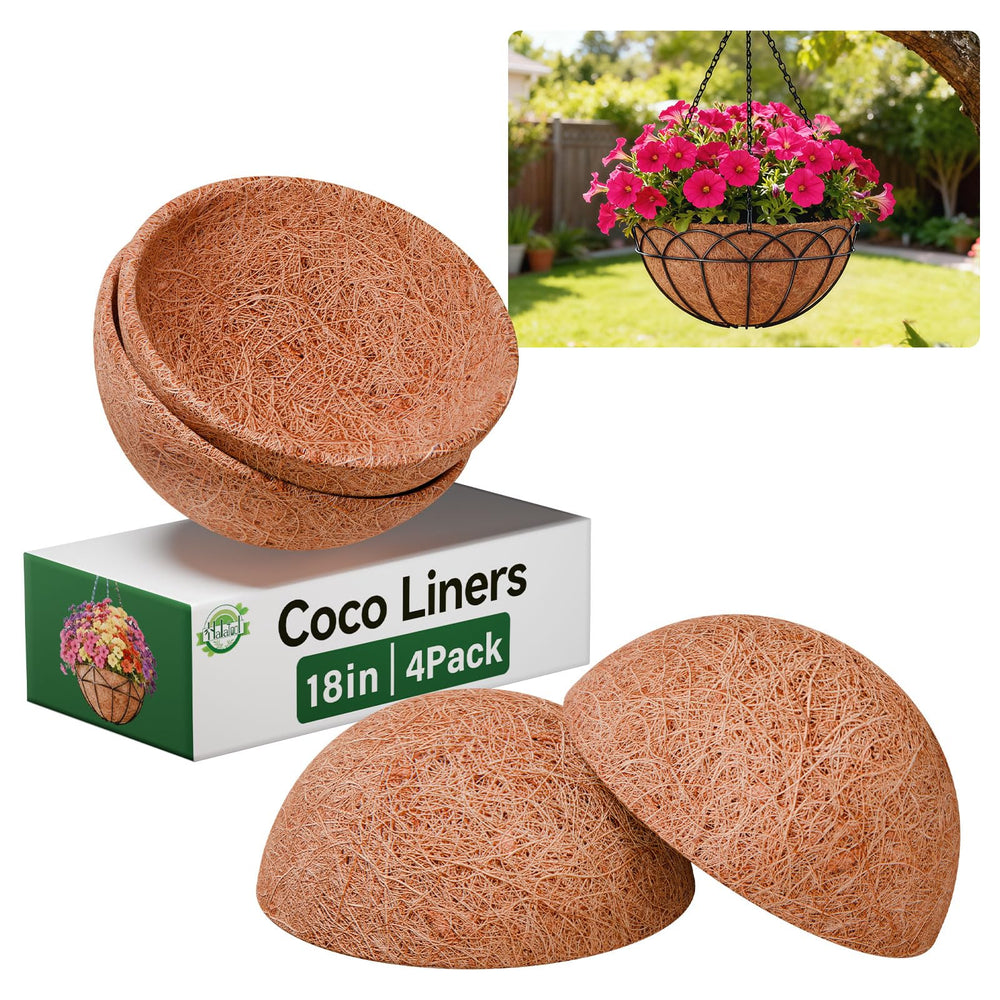 Halatool 18 inch coconut liner front view