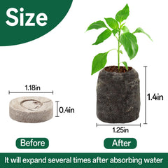 Halatool peat pellets in packaging