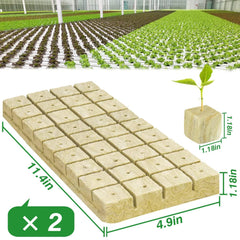 Halatool rockwool cubes in packaging